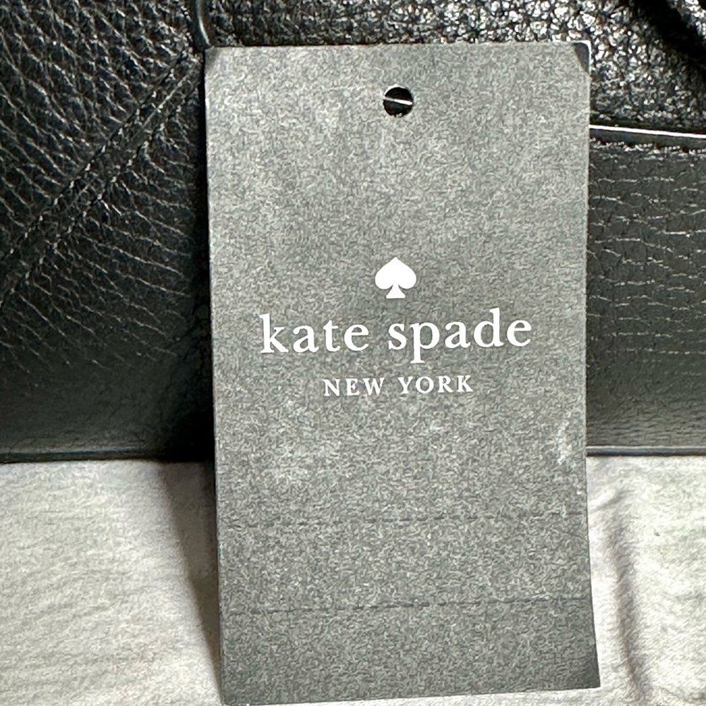 Kate Spade Black Pebbled Leather Triple Compartment Shoulder Bag - Picture 12 of 16
